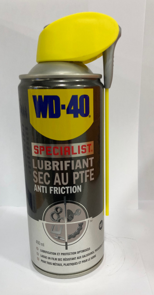 Lubrifiant sec au PTFE Anti-friction 400 ml WD40 